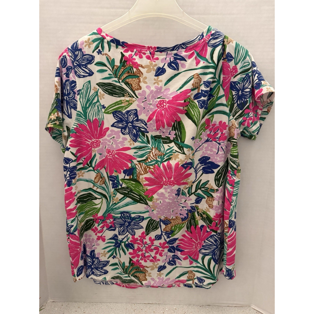 Lilly Pulitzer Key West Top Endless Summer Women Size Large - Picture 2 of 7
